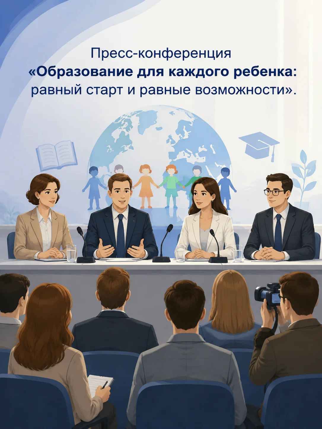 Пресс-конференция «Образование для каждого ребенка: равный старт и равные возможности»